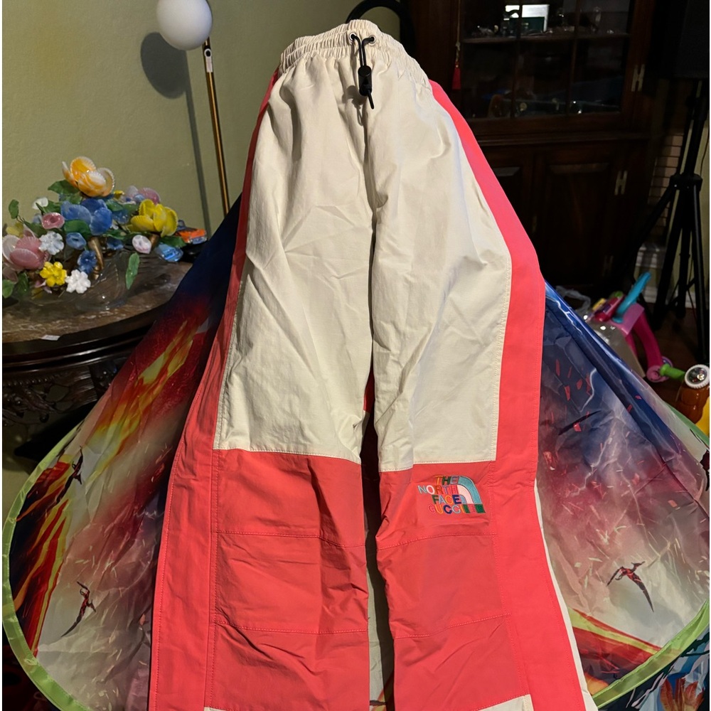 Gucci pants the northface.